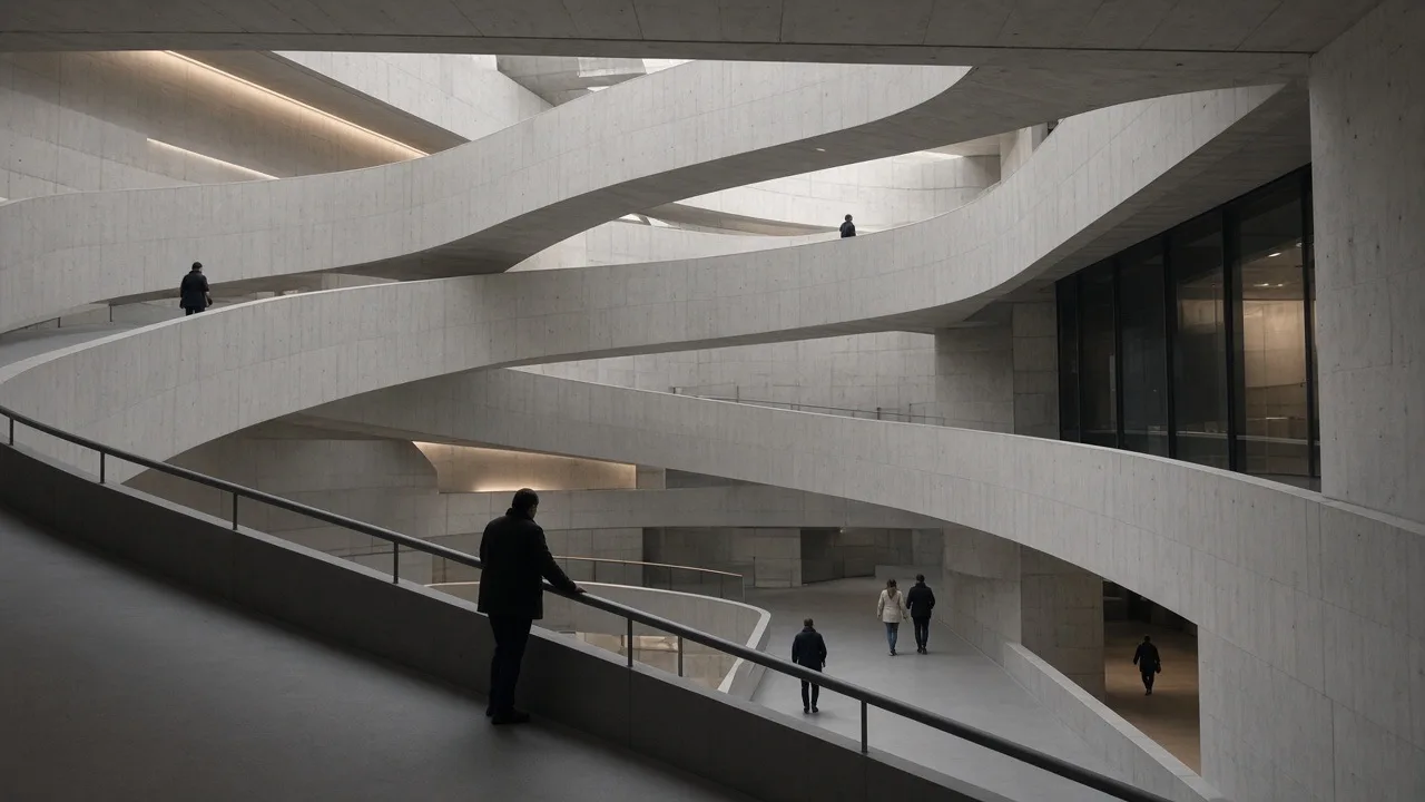 MAXXI — 사이트 생성 실사 (장면)